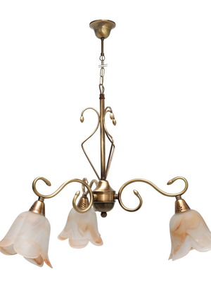 Μοντέρνο ορειχάλκινο φωτιστικό ελληνικής κατασκευής καινούργιο