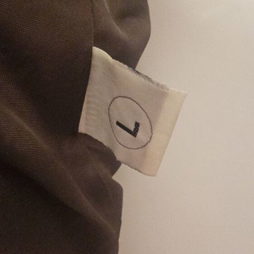 Suede jacket, size L, beige