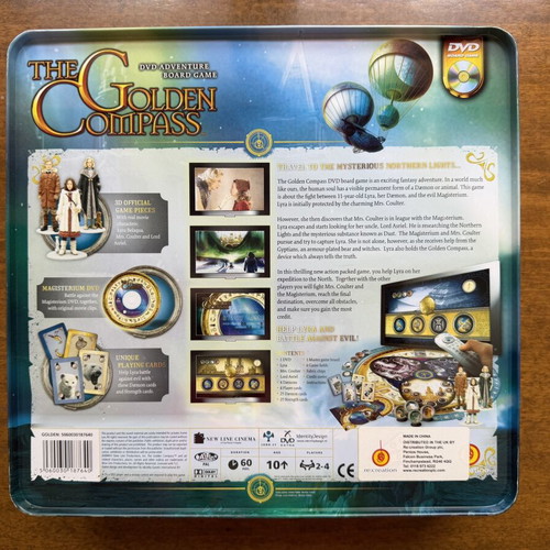 The Golden Compass DVD board game like new