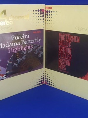 Madama Butterfly and The Carmen Ballet vinyl records like new, classical music