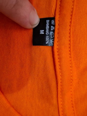 Orange blouse size M like new