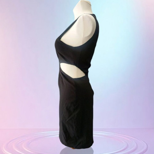 Zara summer mini dress black like new, size S