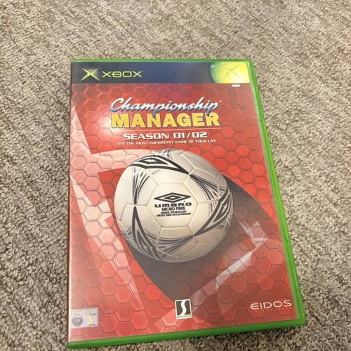 Championship Manager Season 01/02 Xbox Original game, Eidos