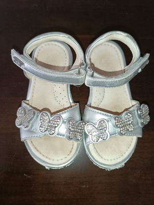 Lelli Kelly children's sandals used no25 silver