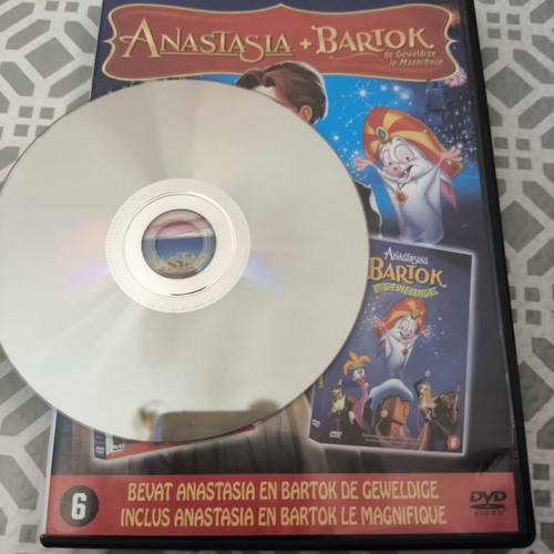 Anastasia & Bartok DVD like new, 2 animated movies, not dubbed
