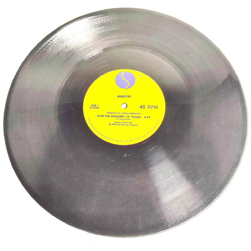 Ministry Over The Shoulder vinyl used, electronic music
