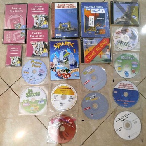 CDs and cassettes from old English books