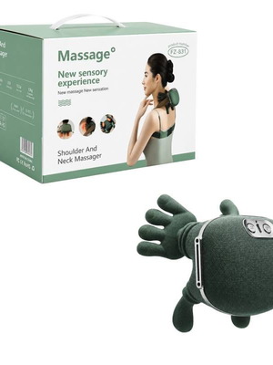Electric Neck and Shoulder Massager with Support Strap new