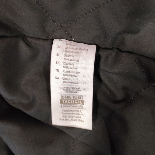 Pentagon M65 field jacket, 3XL, black