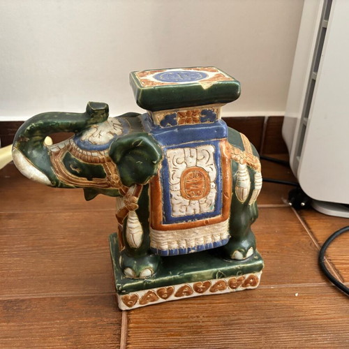 Vintage elephant decor used