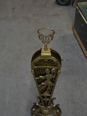 Προστασία για τζάκι μπρούτζινη σαν καινούργια