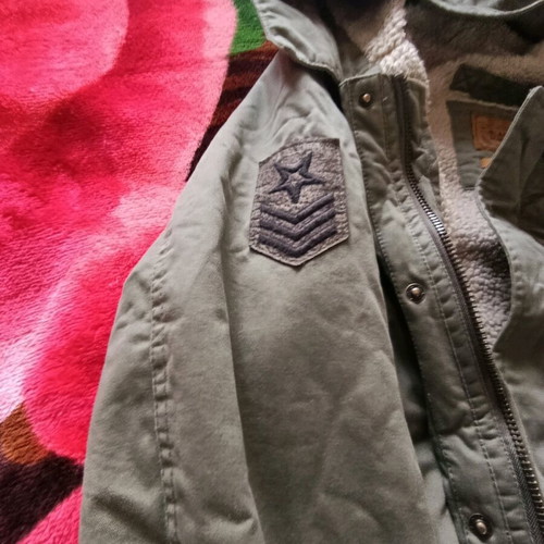 Black Number men's military jacket size S like new