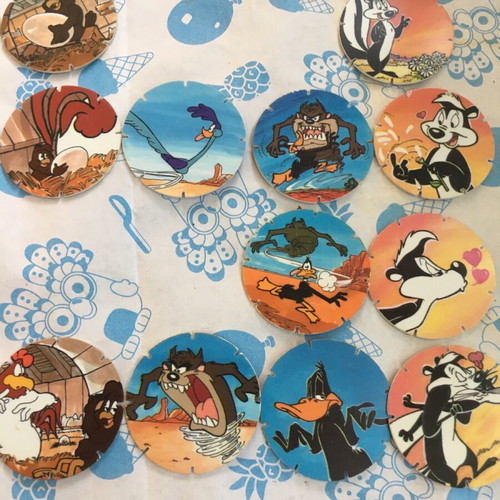 Tasty Tops used tags, 34 pieces, 1995, Loony Tunes