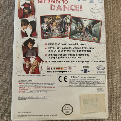 High School Musical 3 Nintendo Wii game used, English full version