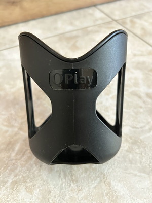Q Play stroller cup holder like new, black