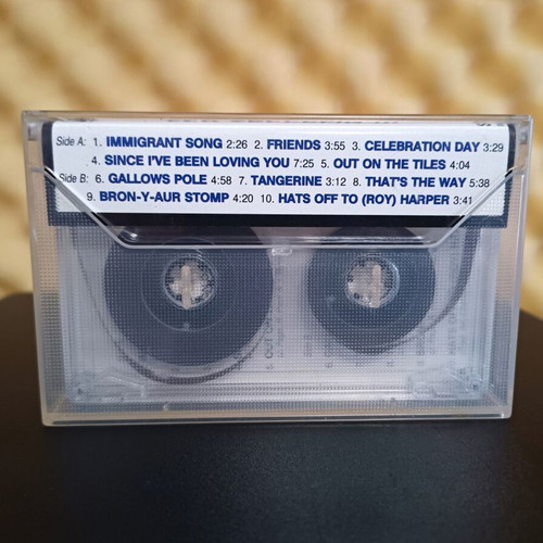Led Zeppelin III cassette tape used audio album