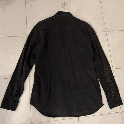 Ανδρικό πουκάμισο G-Star Raw XL μεταχειρισμένο, μαύρο και γκρι
