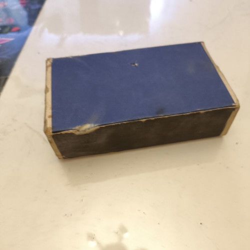 Vintage large matchbox used with most matches inside
