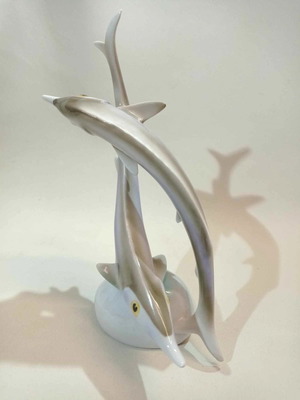 Πορσελάνινο χειροποίητο διακοσμητικό Hollohaza Hungary σαν καινούργιο