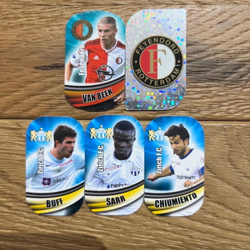 Metal football tags used, collectible