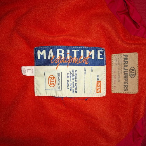 Parajumpers bomber jacket red size Large used