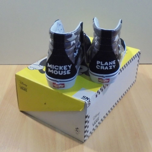 Vans Sk8-Hi Mickey Mouse Disney Plane Crazy authentic shoes size 44 new