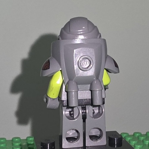 LEGO CMF Series 9 Alien Avenger minifigure with cracks on arms