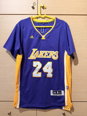 Adidas NBA Shooting Shirt Kobe Bryant #24 Lakers Purple new