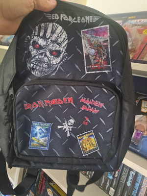 Σακίδιο Iron Maiden 30εκ νέο, επίσημη άδεια Rocksax