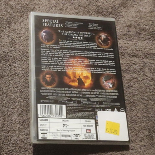 Enemy at the Gates DVD new, with subtitles, sealed