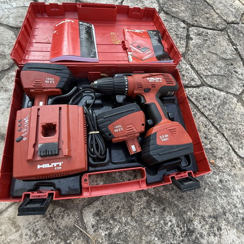 Hilti Cordless Hammer Drill like new with charger and 3 batteries