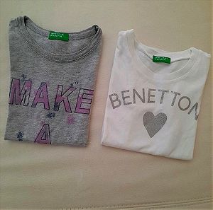 T- shirts  Βenetton no 3-4 (100cm)