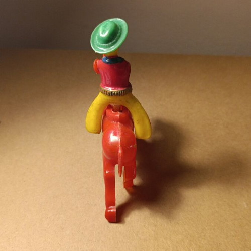 Cowboy Rider Figure 1970 used, height 14 cm