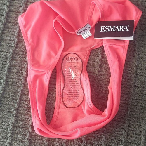 Esmara bikini bottom, coral, size Large