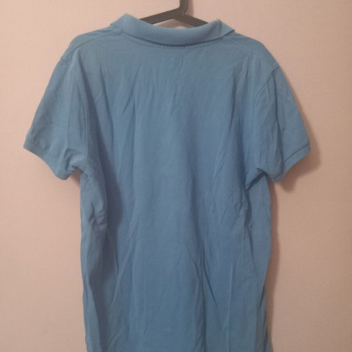 Emerson polo shirt used, cotton, blue, size L