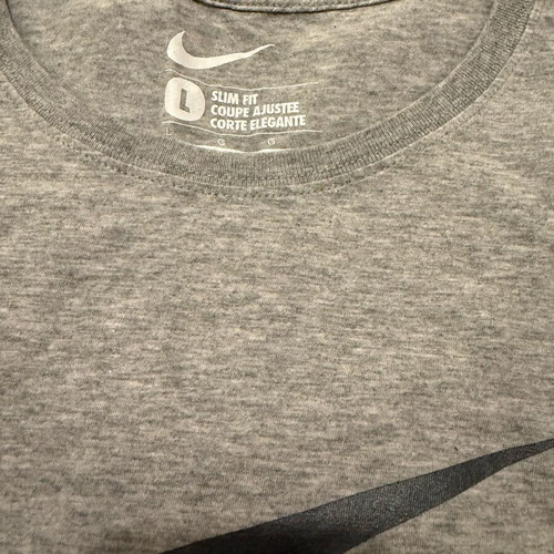Nike women's short-sleeve T-shirt size L like new, gray