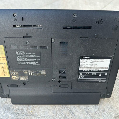 Toshiba laptop used for spare parts