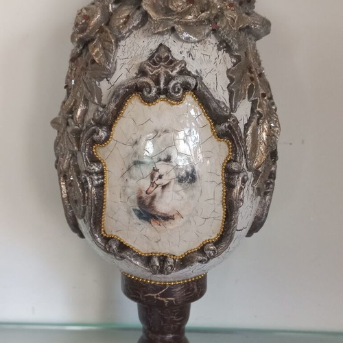 Easter egg handmade new from polystyrene