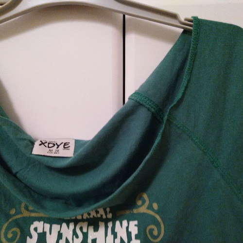 Xdye Medium Oversized Blouse Used, Green