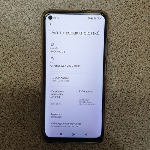 Redmi Note 9T 5G used, 64GB purple with case without charger