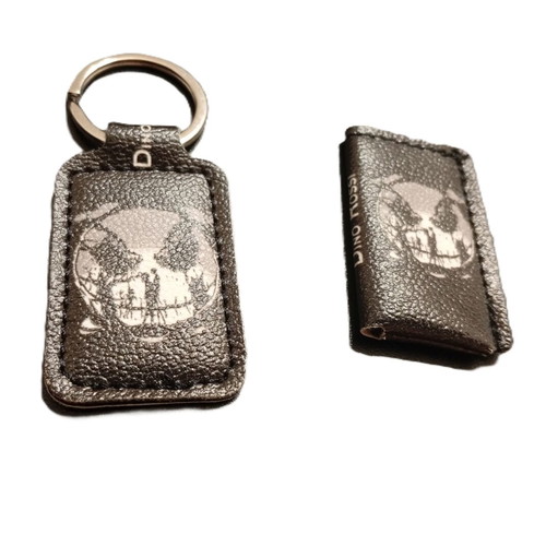 Dino Rossi leather small lighter case and keychain new