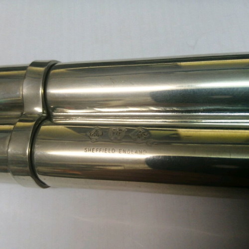 Flask and cigar case Sheffield England like new