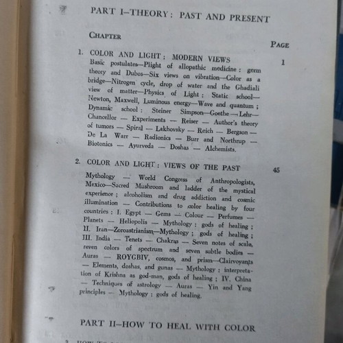 Color Therapy book used