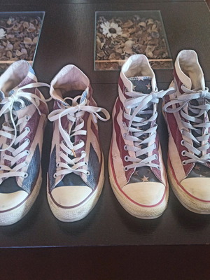 Πακέτο μεταχειρισμένων Converse All Star Hi US/UK Flags νούμερο 42.5
