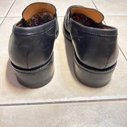 Black scarponi shoes like new, genuine leather, size 44