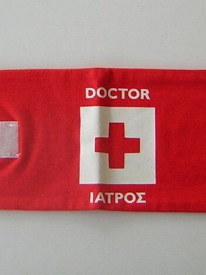 Doctor armband Athens 2004 Olympic Games like new, very rare