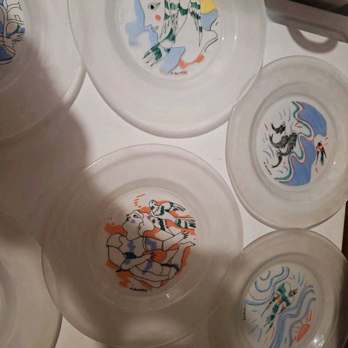 Dimitris Mytaras Collectible Dessert Plates Set of 8 new