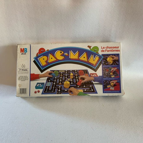 Pac Man board game used, MB Games 1980 French edition