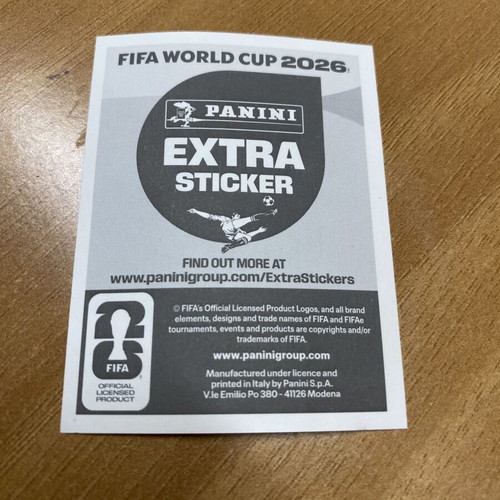 Extra sticker Panini Erling Haaland new