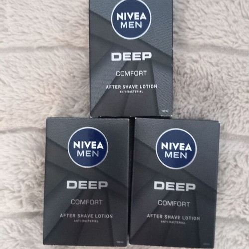 Nivea Deep Comfort After Shave Lotion 3 pcs new